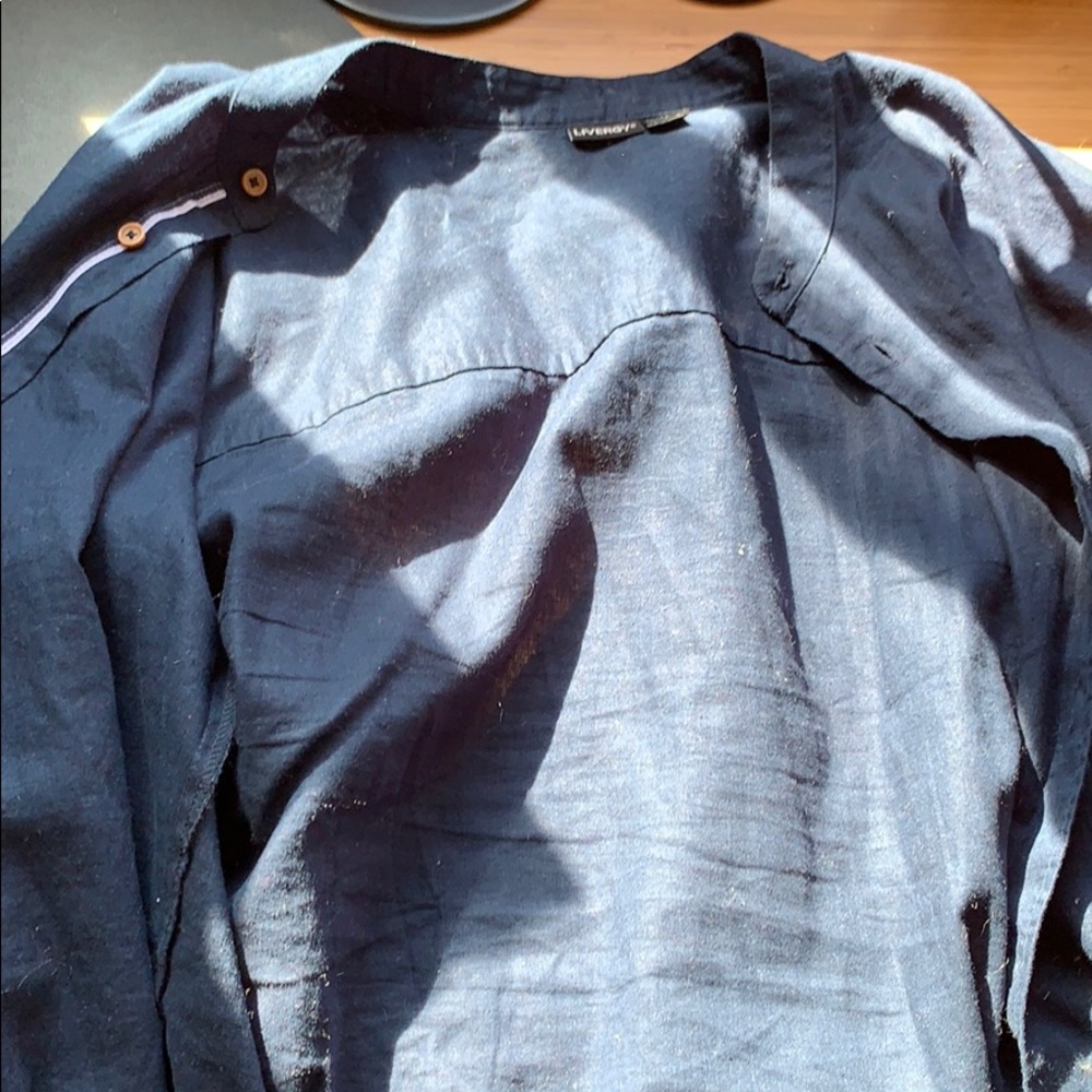 Simple Blue Button Shirt